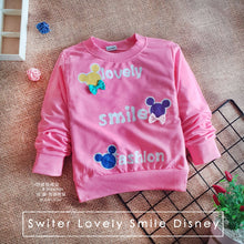 Load image into Gallery viewer, Ls Switer Lovely Smile Disney