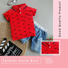 Load image into Gallery viewer, Ls Setelan Horse Boy
