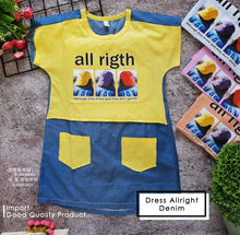 Load image into Gallery viewer, Ls Dress Allright Denim