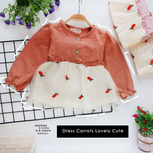 Load image into Gallery viewer, Ls Dress Carrots Lovely Cute