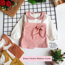 Load image into Gallery viewer, Ls Dress Foreo Ribbon Cute