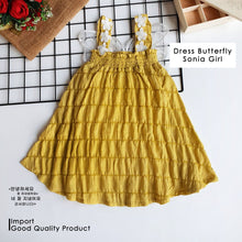 Load image into Gallery viewer, Ls Dress Butterfly Sonia Girl