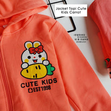 Load image into Gallery viewer, Ls Jacket Topi Cute Kids Carrot