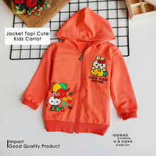 Load image into Gallery viewer, Ls Jacket Topi Cute Kids Carrot
