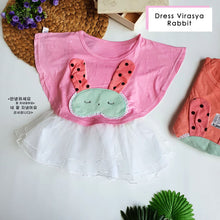 Load image into Gallery viewer, Ls Dress Virasya Rabbit