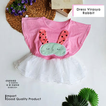 Load image into Gallery viewer, Ls Dress Virasya Rabbit