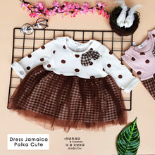 Load image into Gallery viewer, Ls Dress Jamaica Polka Cute