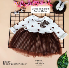 Load image into Gallery viewer, Ls Dress Jamaica Polka Cute