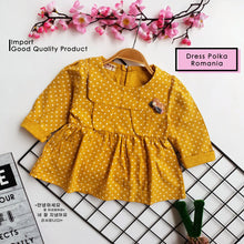 Load image into Gallery viewer, Ls Dress Polka Romanian