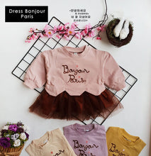 Load image into Gallery viewer, Ls Dress Bonjour Paris