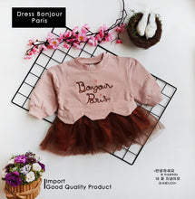Load image into Gallery viewer, Ls Dress Bonjour Paris