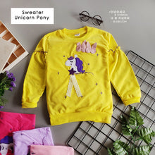 Load image into Gallery viewer, Ls Sweater Unicorn Pony