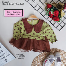 Load image into Gallery viewer, Ls Dress Kamila Polka Cute