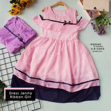 Load image into Gallery viewer, Ls Dress Jenita Ribbon Girl