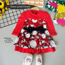 Load image into Gallery viewer, Ls Dress Loreal Flower