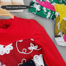 Load image into Gallery viewer, Ls Dress Loreal Flower