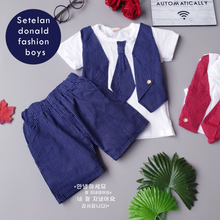 Load image into Gallery viewer, LS Setelan Donald Fashion Boys