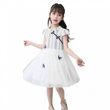 Load image into Gallery viewer, LS Dress Cheongsam Butterfly Cute