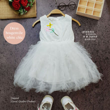 Load image into Gallery viewer, Ls Dress Bougenvile White Chic