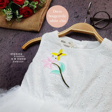 Load image into Gallery viewer, Ls Dress Bougenvile White Chic
