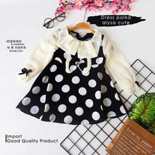 Load image into Gallery viewer, Ls Dress Polka Alysa Cute