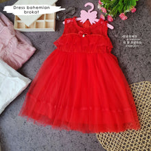 Load image into Gallery viewer, Ls Dress Bohemian Brokat