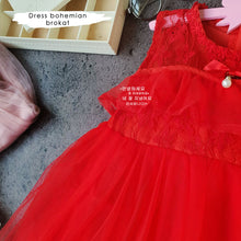 Load image into Gallery viewer, Ls Dress Bohemian Brokat