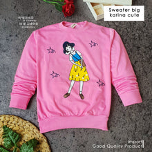 Load image into Gallery viewer, Ls Sweater Big Karina Cute Girl