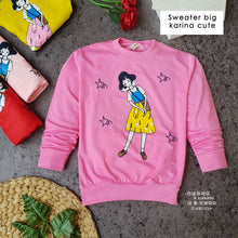 Load image into Gallery viewer, Ls Sweater Big Karina Cute Girl