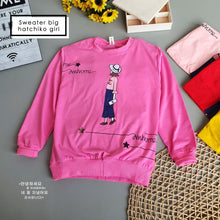 Load image into Gallery viewer, Ls Sweater Big Hatchiko Girl