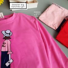 Load image into Gallery viewer, Ls Sweater Big Hatchiko Girl