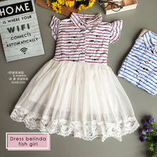 Load image into Gallery viewer, Ls Dress Belinda Fish Girl