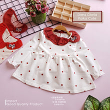 Load image into Gallery viewer, Ls Dress Gloria Polka Cute
