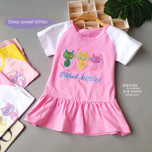 Load image into Gallery viewer, LS DRESS SWEET KITTIES