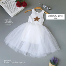 Load image into Gallery viewer, Ls Dress Tutu Glitter Star