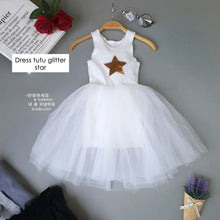 Load image into Gallery viewer, Ls Dress Tutu Glitter Star