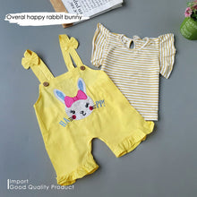 Load image into Gallery viewer, Ls Overal Happy Rabbit Bunny