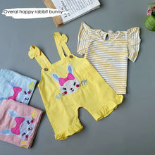 Load image into Gallery viewer, Ls Overal Happy Rabbit Bunny