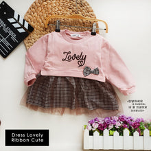 Load image into Gallery viewer, Ls Dress Lovely Ribbon Cute