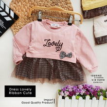Load image into Gallery viewer, Ls Dress Lovely Ribbon Cute
