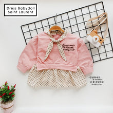 Load image into Gallery viewer, Ls Dress Babydoll Saint Laurent Cute
