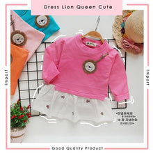 Load image into Gallery viewer, Ls Dress Lion Queen Cute