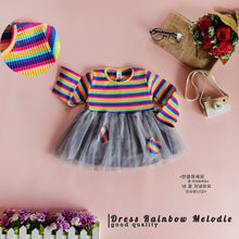 Load image into Gallery viewer, Ls Dress Rainbow Melodie