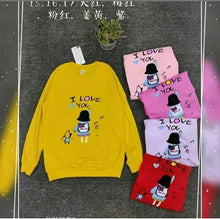 Load image into Gallery viewer, LS Sweater Premium Big Love You Love Mei