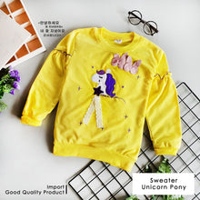 Load image into Gallery viewer, Ls Sweater Unicorn Pony