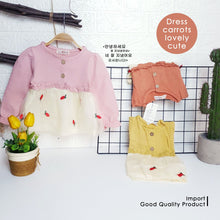 Load image into Gallery viewer, Ls Dress Carrots Lovely Cute