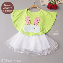 Load image into Gallery viewer, Ls Dress Virasya Rabbit