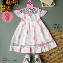 Load image into Gallery viewer, Ls Dress Polka Laura Girl