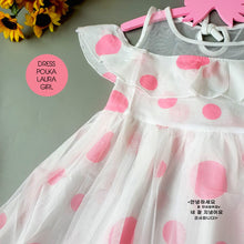 Load image into Gallery viewer, Ls Dress Polka Laura Girl