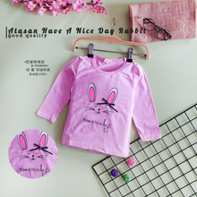 Load image into Gallery viewer, LS Atasan Have A Nice Day Rabbit